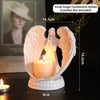 Praying Angel Candle Holder Resin Wing Statue Decorative Nordic Sculpture Tabletop Ornament Home Wedding Atmosphere