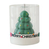 Christmas Scented Candle In Glass Cup Creative Soy Wax Candle Festive Gingerbread Man Santa Snowman Apple Tree Decoration Gift