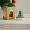 Christmas Scented Candle In Glass Cup Creative Soy Wax Candle Festive Gingerbread Man Santa Snowman Apple Tree Decoration Gift
