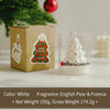 Christmas Scented Candle In Glass Cup Creative Soy Wax Candle Festive Gingerbread Man Santa Snowman Apple Tree Decoration Gift