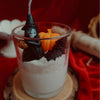Handmade Scented Candle Soy Wax Dessert Strawberry Chocolate Glass Cup Home Decor Holiday Gift Christmas Halloween Party