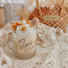 Handmade Scented Candle Soy Wax Dessert Strawberry Chocolate Glass Cup Home Decor Holiday Gift Christmas Halloween Party