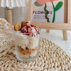 Handmade Scented Candle Soy Wax Dessert Strawberry Chocolate Glass Cup Home Decor Holiday Gift Christmas Halloween Party