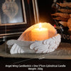 Praying Angel Candle Holder Resin Wing Statue Decorative Nordic Sculpture Tabletop Ornament Home Wedding Atmosphere