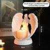 Praying Angel Candle Holder Resin Wing Statue Decorative Nordic Sculpture Tabletop Ornament Home Wedding Atmosphere