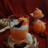 Handmade Scented Candle Soy Wax Dessert Strawberry Chocolate Glass Cup Home Decor Holiday Gift Christmas Halloween Party