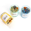 Crystal Manifestation Scented Candle Soy Wax With Natural Stones Dried Flowers Wood Wick Glass Jar Aromatherapy
