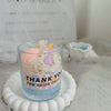 Handmade Scented Candle Soy Wax Dessert Strawberry Chocolate Glass Cup Home Decor Holiday Gift Christmas Halloween Party