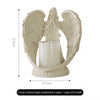 Praying Angel Candle Holder Resin Wing Statue Decorative Nordic Sculpture Tabletop Ornament Home Wedding Atmosphere