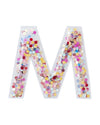 Confetti Letter Stickers - Adhesive Patches