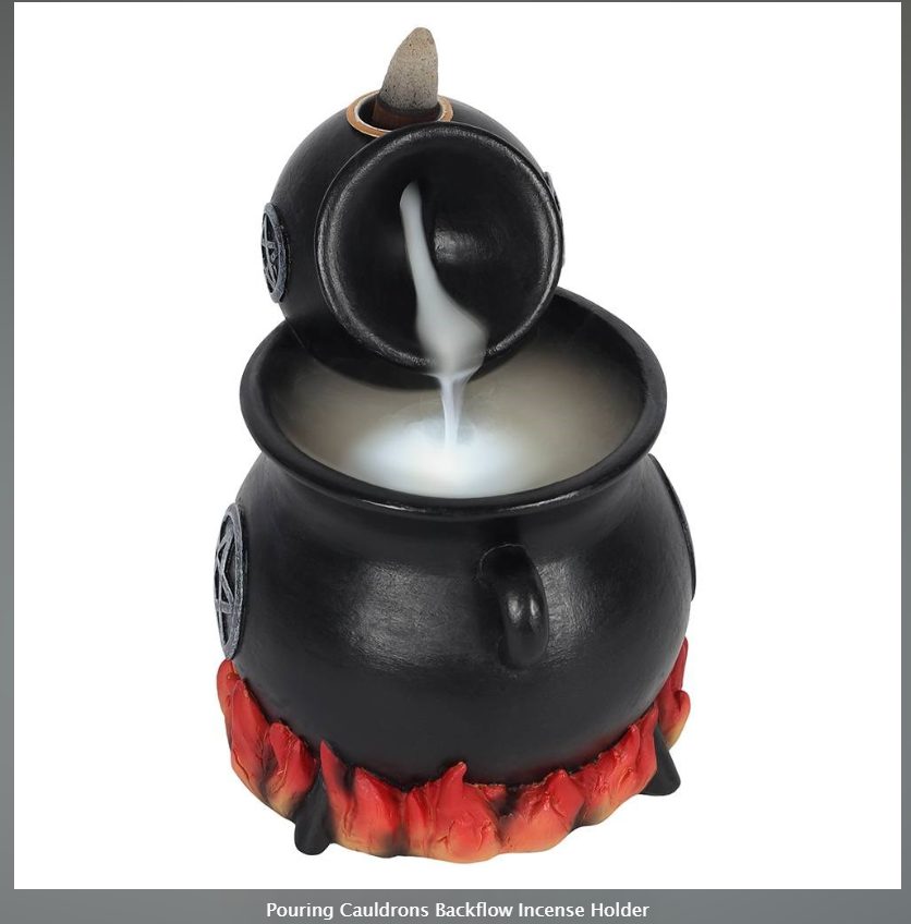 Pouring Cauldrons Backflow Incense Holder