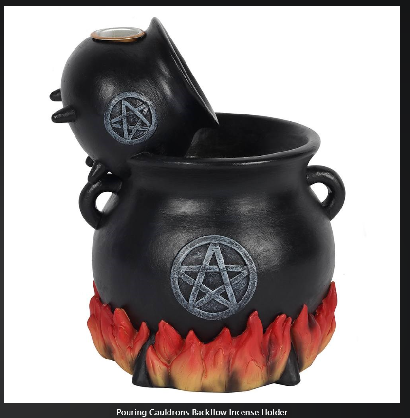Pouring Cauldrons Backflow Incense Holder