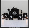 Witches Brew Ceramic Cauldron Tea Set