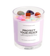 Crystal Manifestation Scented Candle Soy Wax With Natural Stones- Starting at: