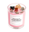 Crystal Manifestation Scented Candle Soy Wax With Natural Stones- Starting at: